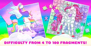 Unicorn Puzzles Game for Girls - Screenshot 2