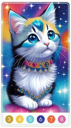 Cat Paint by Number - Screenshot 1