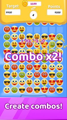 Emoji Match 3 Puzzle - Screenshot 2