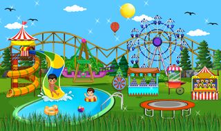 Aqua Theme Park Slide Games - Screenshot 2