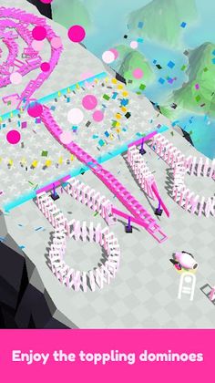 Domino Cliff: Domino Effect 3D - Screenshot 4