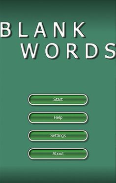 BlankWords - Screenshot 1
