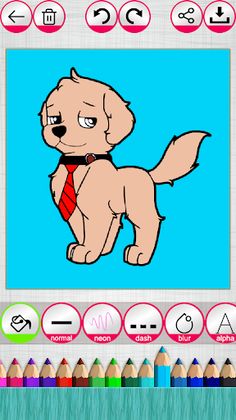Paint The Sketch - A Coloring  - Screenshot 2