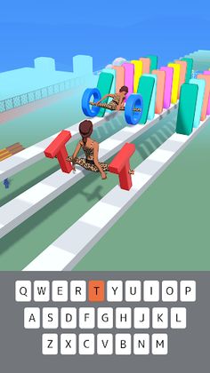 Tricky Type Rail - Screenshot 2