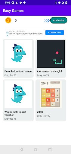 Easy games: 2048, Snake, word - Screenshot 4