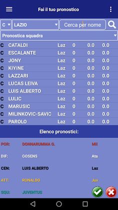 FantaScore : fantacalcio 20-21 - Screenshot 2