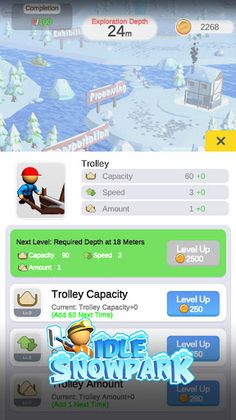 Idle Snowpark - Screenshot 4