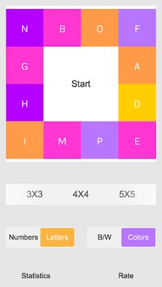 Schulte - Attention training - Screenshot 3