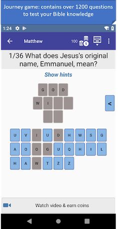 Bible Journey Trivia Game - Screenshot 1