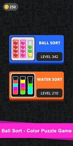 Ball & Water Sort Puzzle Game - Screenshot 1
