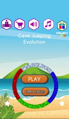 Eggy Jump Match -  Germ Hop - Screenshot 2