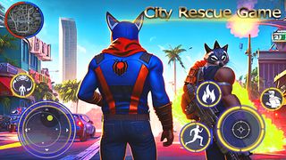 Raccoon Hero: Spider Battle - Screenshot 2