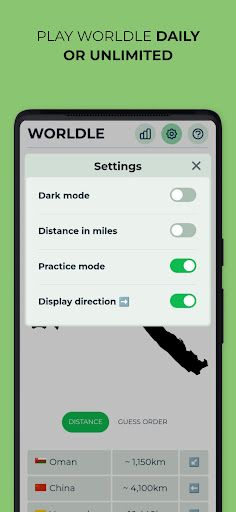 Worldle - Guess the Country - Screenshot 4