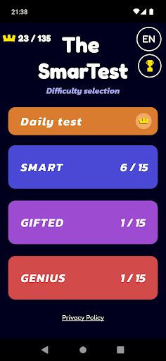 The SmarTest - logic games - Screenshot 1