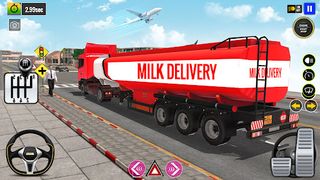 Cow Milk Delivery Truck Games - Screenshot 1