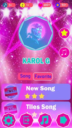 Karol G Music Tiles Hop - Screenshot 1