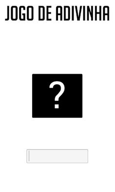 Jogo de Adivinha - Screenshot 1