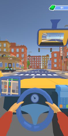 Turbo Taxi 3D - Screenshot 1