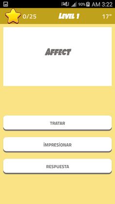 Spanish English Verb Quiz FRE - Screenshot 3