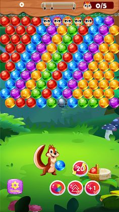 Squirrel Bubble Shooter - Screenshot 1