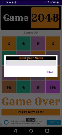 Game 2048 MDApp - Screenshot 4