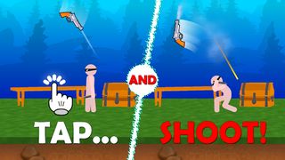 Mr Flip Gun Shot:shooting game - Screenshot 1