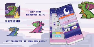 Flppy Bird - Flying bird - Screenshot 1