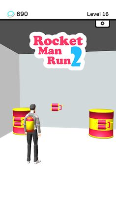 Rocket Man Run 2 - Screenshot 1