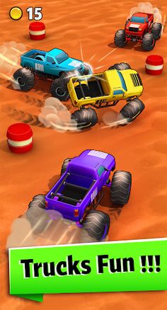 Monster Truck Chase – Crazy Tr - Screenshot 1