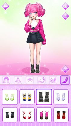 Anime Doll Dress up Girl Games - Screenshot 3