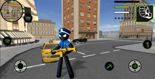 Amazing Police Stickman Rope H - Screenshot 1