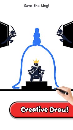 Draw Challenge:Save Stickman - Screenshot 4