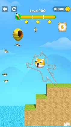 Doge vs Bee 3D: Draw to Save - Screenshot 2