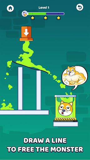 Happy Glass 2: Save The Dogi - Screenshot 1