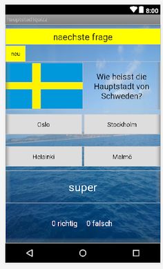 Hauptstadtquizz - Screenshot 2