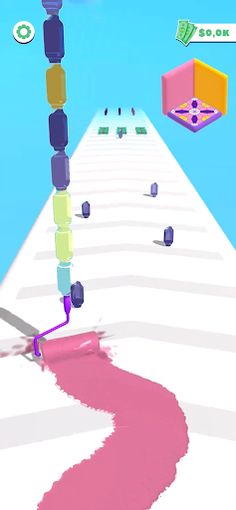 Roller Brush Run - Screenshot 1
