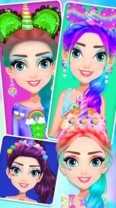 Unicorn Girl Hair beauty Salon - Screenshot 4