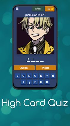 High Card Anime Quiz - Screenshot 1