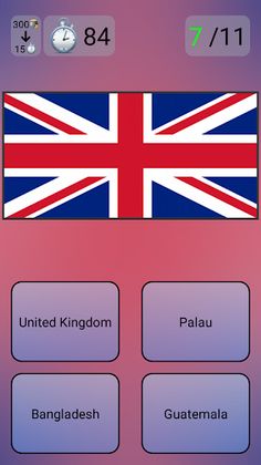 Flags and Countries Quiz - Screenshot 2