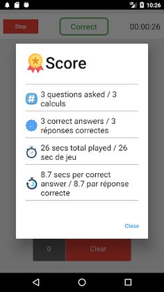 Calcul Mental - Screenshot 3