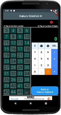 Kakuro SideKick III - Screenshot 3