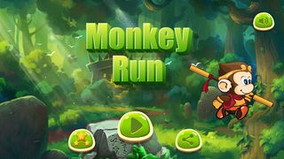Funny Monkey Run - Screenshot 1