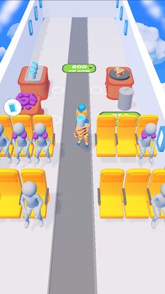 Stewardess Rush - Screenshot 1