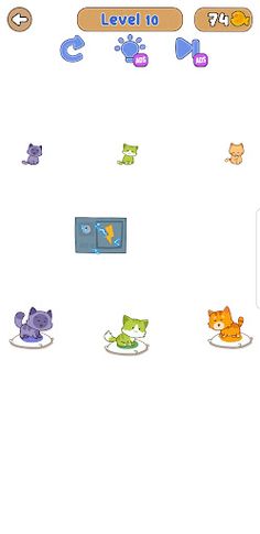 Cat Puzzle: Draw to Merge - Screenshot 4