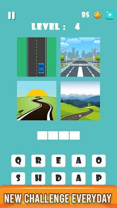 4 Pics 1 Word Fun Quiz Games - Screenshot 3