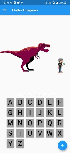 Flutter Hangman - Screenshot 1