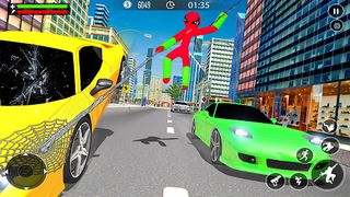 Flying Stickman Rope Hero Game - Screenshot 2