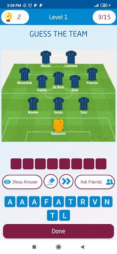 Football Lineup Quiz - Guess T - Screenshot 4