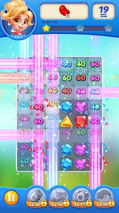 Jewel crush - match 3 jewels - Screenshot 3