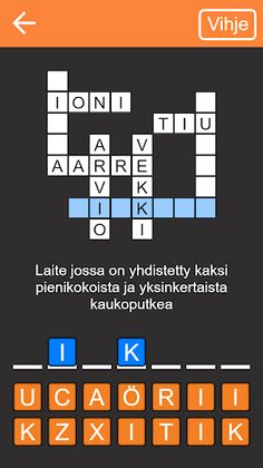 Sanaristikko - Screenshot 1